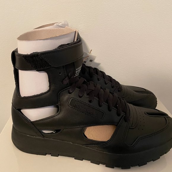 Maison Margiela Reebok Classic Leather Tabi High Black - Picture 2 of 5